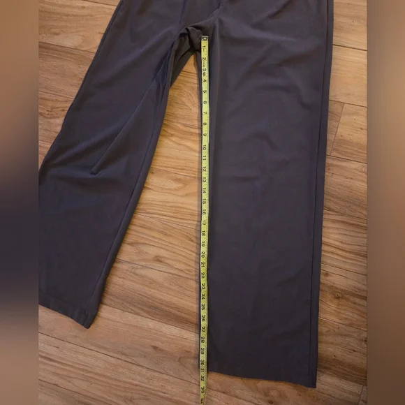 Halara Pleated Wide Leg Pants Womens Brown Pull On Work Comfy - Picture 7 of 7